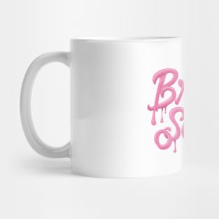 Fearless Elegance: Liquid Typography Graffiti Fashion Design - Unleashing the 'Brave Soul' Vibe Mug